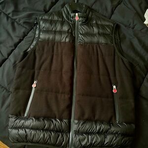 Kiton Black Puffer Vest